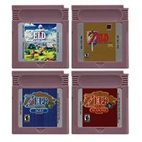 

GBC Game Cartridge Zelda Series Oracle of Ages Seasons Links Awakening 16 Bit Video Game Console Card