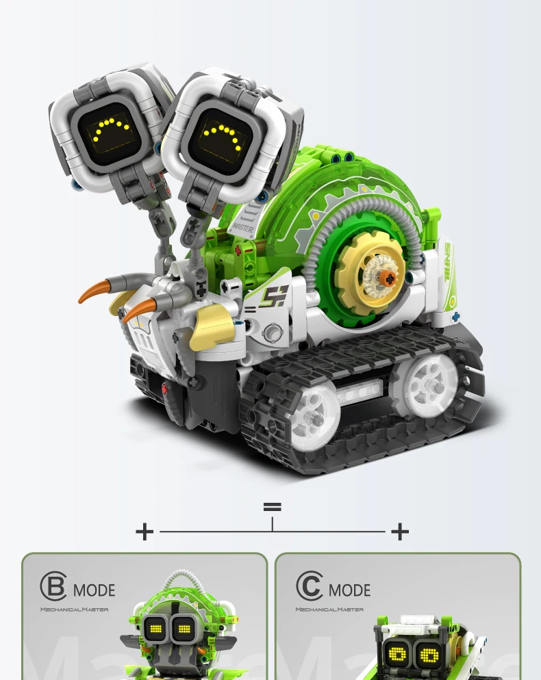 573pcs 3 in 1 Remote Control Programming Electric Snail/Bulldozer/Robot Building Blocks Kits Kids STEM Educational Toy Boys Gift 573pcs 3 in 1 Remote Control Programming Electric Snail/Bulldozer/Robot Building Blocks Kits Kids STEM Educational Toy Boys Gift