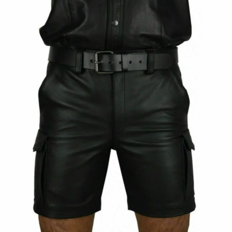 2023 New European and American Men's Solid Color PU Leather Casual Short Leather Pants Fashion Trend Men's Summer Shorts
2023 New European and American Men's Solid Color PU Leather Casual Short Leather Pants Fashion Trend Men's Summer Shorts