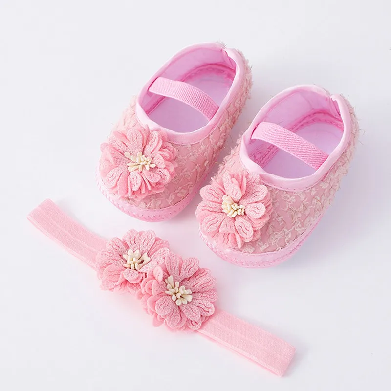 Baby Girls Flat Shoes Set, Soft Sole Flower Elastic Band Non-slip Toddler Shoes with Hairband
Baby Girls Flat Shoes Set, Soft Sole Flower Elastic Band Non-slip Toddler Shoes with Hairband