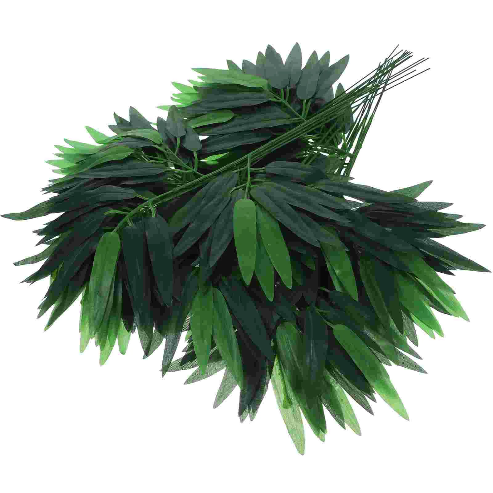 Artificial Green Bamboo Leaves Fake Green Plants Greenery Leaves for Home Hotel Office Party Decoration
Artificial Green Bamboo Leaves Fake Green Plants Greenery Leaves for Home Hotel Office Party Decoration