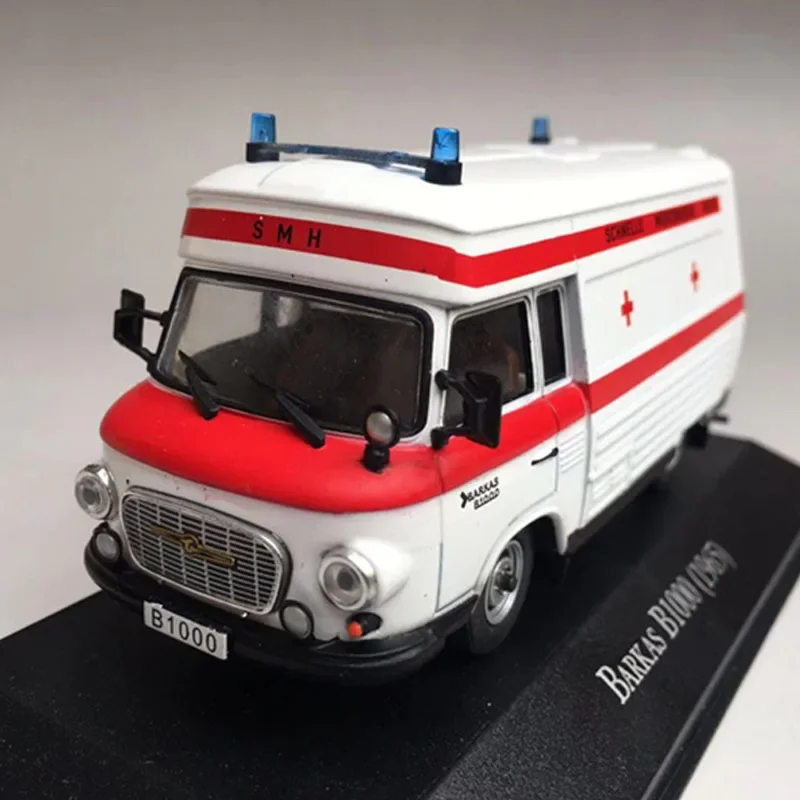Литая модель машины скорой помощи Barkas B1000 (1965), масштаб 1:43, Классическая модель машины, подарок-сувенир для взрослых с ностальгией, статическое отображение
Литая модель машины скорой помощи Barkas B1000 (1965), масштаб 1:43, Классическая модель машины, подарок-сувенир для взрослых с ностальгией, статическое отображение