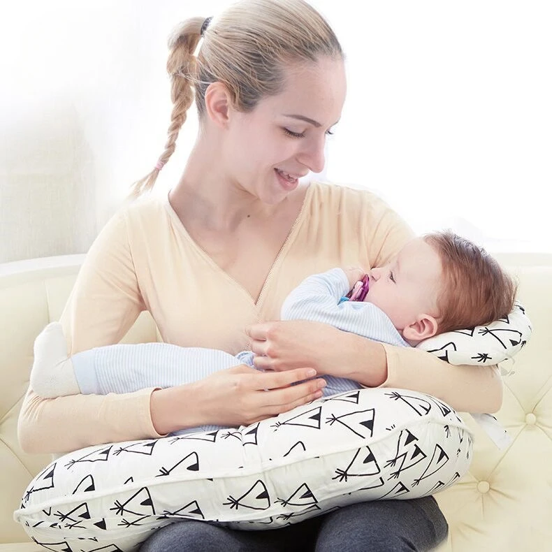 

2Pcs/Set Baby Nursing Pillows Maternity Baby Breastfeeding Pillow Infant U-Shaped Newborn Cotton Feeding Waist Cushion