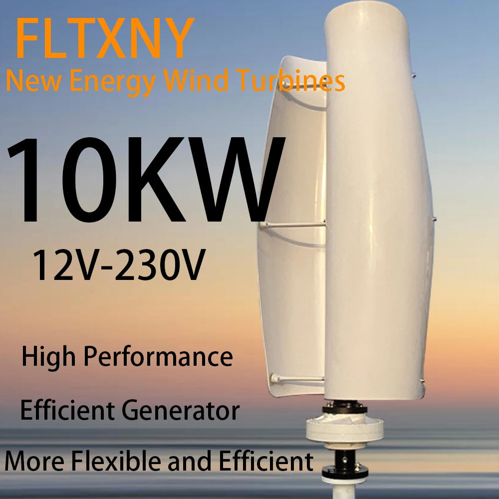 China Factory 10KW Vertical Windmills Turbine Dynamo Generator Alternative Energy 12V-230V With MPPT Controller
China Factory 10KW Vertical Windmills Turbine Dynamo Generator Alternative Energy 12V-230V With MPPT Controller