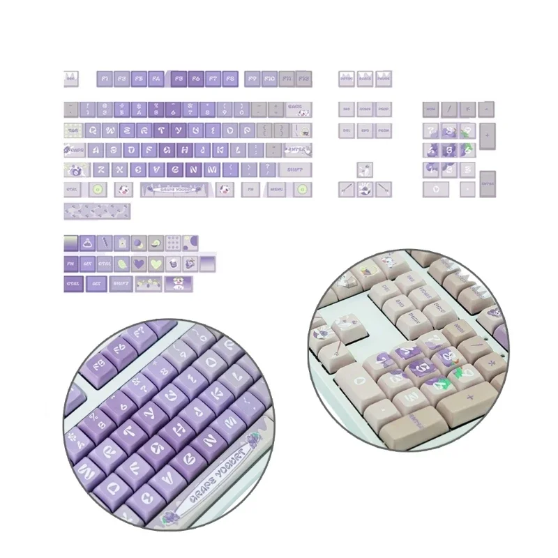 127 колпачков для игровой клавиатуры, набор колпачков для клавиш PBT DyeSublimation, профиль XDA для переключателей MX 61, 64,
127 колпачков для игровой клавиатуры, набор колпачков для клавиш PBT DyeSublimation, профиль XDA для переключателей MX 61, 64,