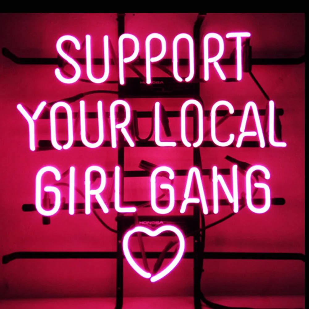 Promotion SUPPORT YOUR LOCAL GIRL BANG Neon Light Sign Custom Handmade Real Glass Tube Home Wall Decor Gift Display Lamp 19"X15”
Promotion SUPPORT YOUR LOCAL GIRL BANG Neon Light Sign Custom Handmade Real Glass Tube Home Wall Decor Gift Display Lamp 19"X15”