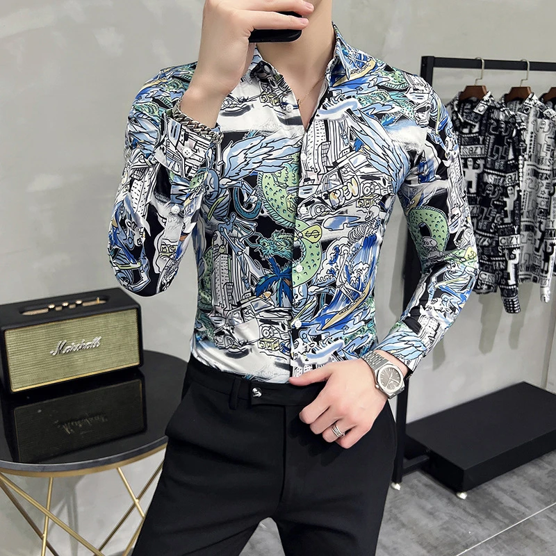 Men's Clothing Hemd 2023 Fashion Vintage Skull Print Maglia Long Sleeve Shirts Spring New Casual Hawaiian Beach Viking Man Shirt
Men's Clothing Hemd 2023 Fashion Vintage Skull Print Maglia Long Sleeve Shirts Spring New Casual Hawaiian Beach Viking Man Shirt