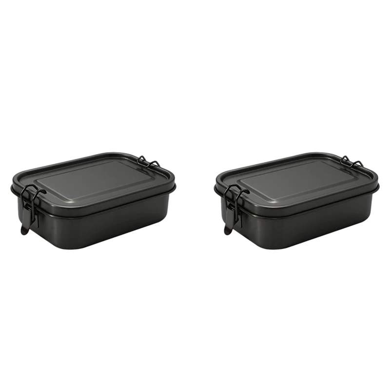 2X Stainless Steel Bento Box Leakproof Metal Lunch Box With Removable Divider Lunch Box For Children And Adults(Black)
2X Stainless Steel Bento Box Leakproof Metal Lunch Box With Removable Divider Lunch Box For Children And Adults(Black)