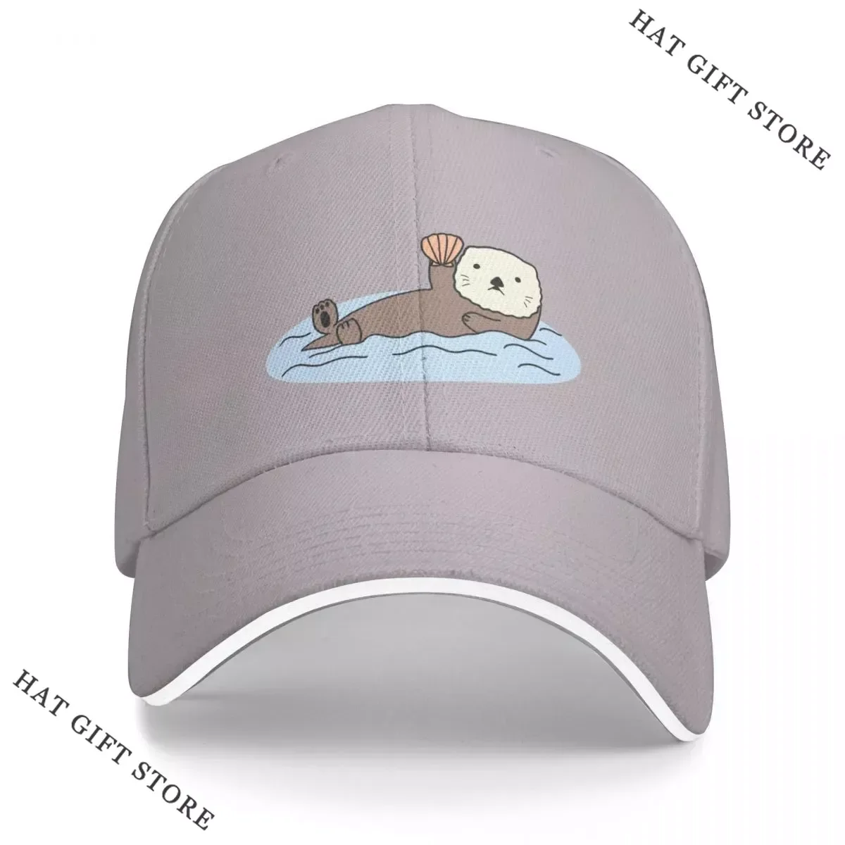 

Hot Cute Sea Otter Cap Baseball Cap Hot in hat gentleman hat trucker hat caps for women Men's