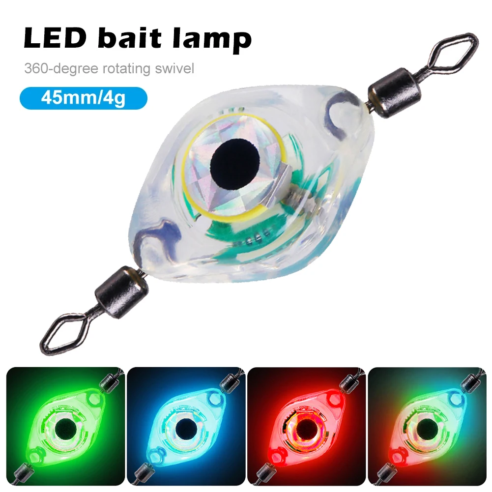 1pc LED Fish Lamp Mini Fishing Lure Light LED Deep Drop Underwater Eye Shape Fishing Squid Fishing Bait Luminous Lure
1pc LED Fish Lamp Mini Fishing Lure Light LED Deep Drop Underwater Eye Shape Fishing Squid Fishing Bait Luminous Lure