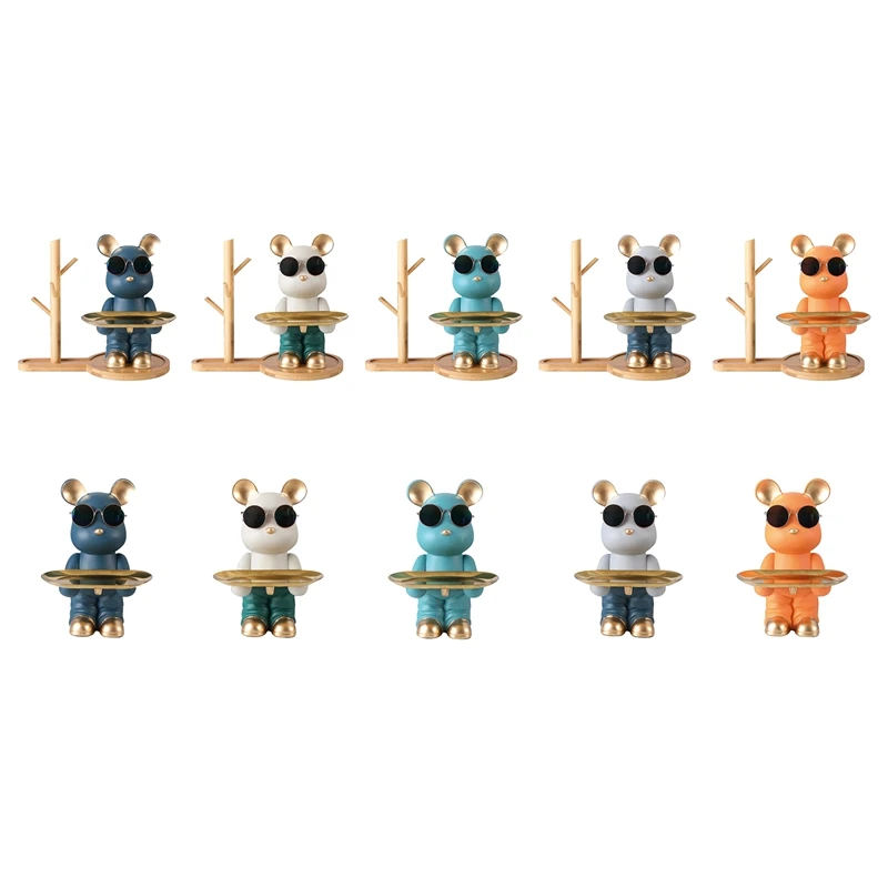 Креативный поднос в скандинавском стиле с медведем, статуя, украшение для дома, гостиной, конфеты, украшение для новоселья, подарок на день рождения, акция 
Креативный поднос в скандинавском стиле с медведем, статуя, украшение для дома, гостиной, конфеты, украшение для новоселья, подарок на день рождения, акция