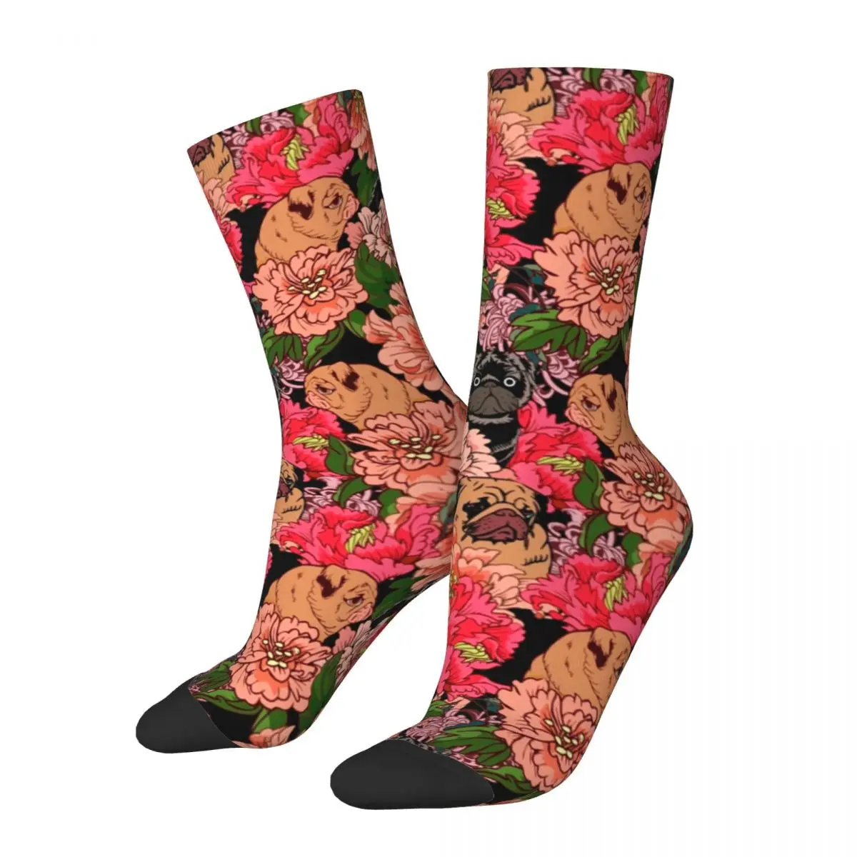 Autumn Winter Colorful Women Men Pugs Floral Socks Dog Non-slip Middle Tube Socks
Autumn Winter Colorful Women Men Pugs Floral Socks Dog Non-slip Middle Tube Socks