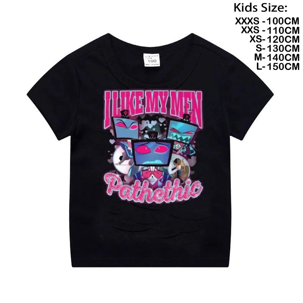 تي شيرت Vox Professional Gaslighter Hazbins Hotels Crazy Cotton تي شيرت للأطفال الصغار فضفاض للفتيات والأولاد بأكمام قصيرة مطبوع تي شيرت Vox Professional Gaslighter Hazbins Hotels Crazy Cotton تي شيرت للأطفال الصغار فضفاض للفتيات والأولاد بأكمام قصيرة مطبوع