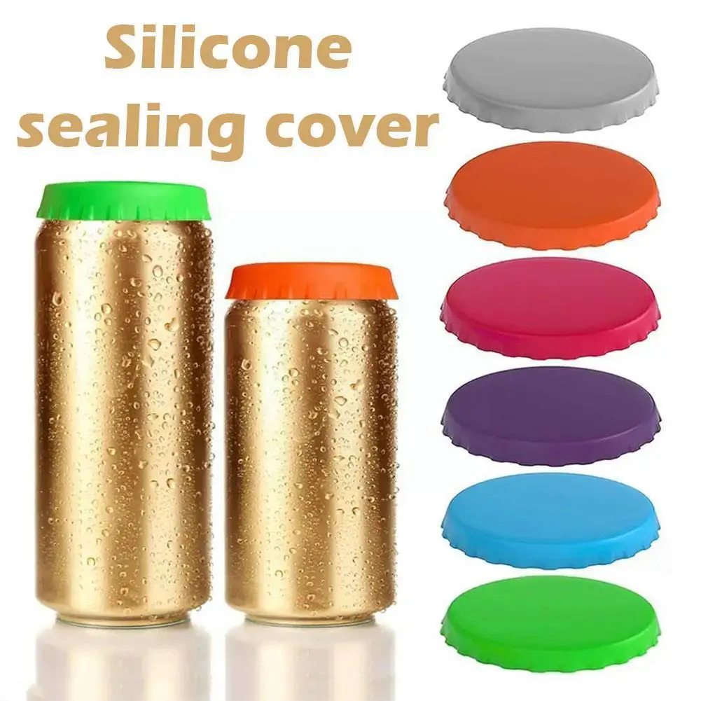 

Reusable Beverage Can Covers Beverage Can Lids Soda Leak-proof Can Sealing Bottle Sealing Cap Protectors Silicone Lid Lid Q2z7