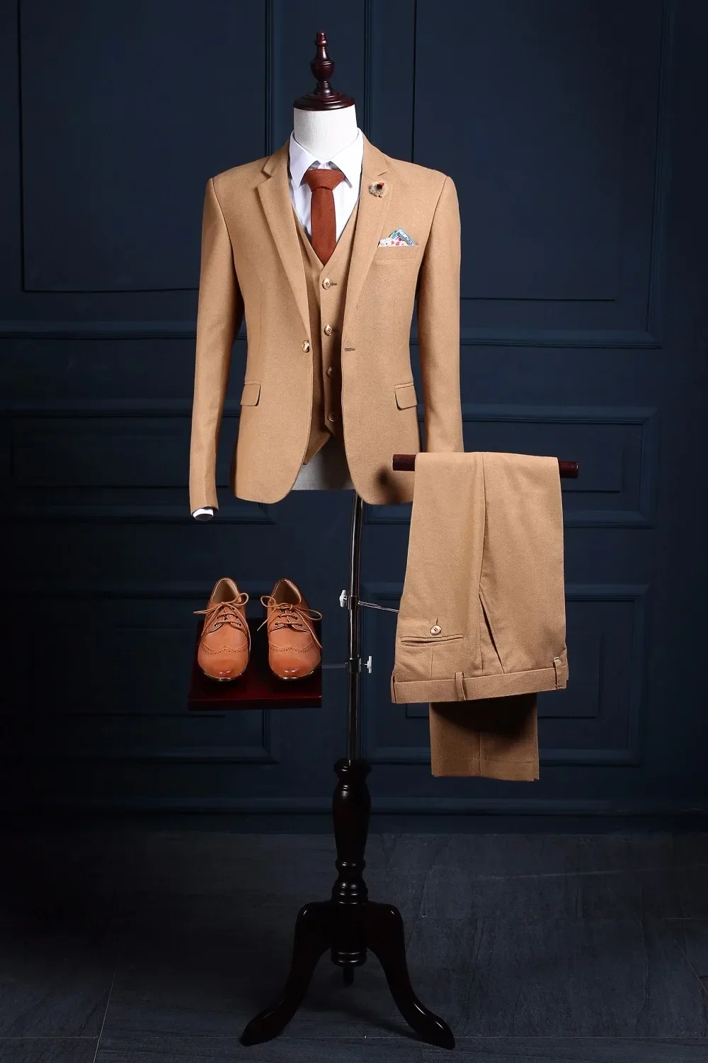 High Quality Costume Homme Khaki Brown Men Suits Formal Wedding Suits for Men Causal Blazer Custom Slim Fit 3 Piece Prom Tuxedo
High Quality Costume Homme Khaki Brown Men Suits Formal Wedding Suits for Men Causal Blazer Custom Slim Fit 3 Piece Prom Tuxedo