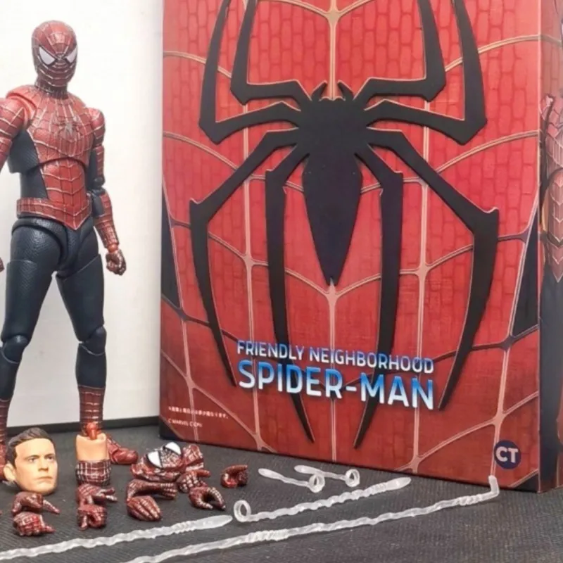 

Black Spiderman Figure Across The Spider-Verse Part One S.H.Figuarts Spider-Man Venom Shf Action Figures Doll Decoration Toy Pvc