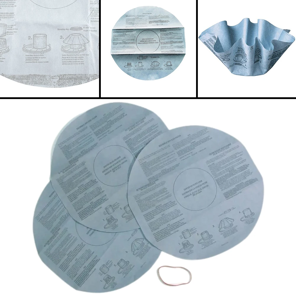 3pcs Wet/Dry Vacuum Paper Bags For Dry And Wet Vacuum Cleaning Machines 90137 Reusable Disc Filter Household Cleaning Tools
3pcs Wet/Dry Vacuum Paper Bags For Dry And Wet Vacuum Cleaning Machines 90137 Reusable Disc Filter Household Cleaning Tools