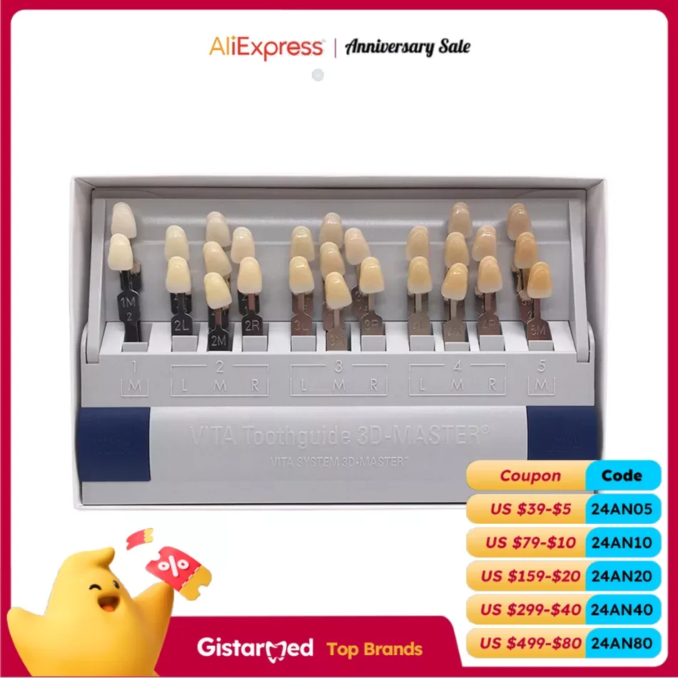 Vita 3D Master Dental Lab Bleach Shade Guide 29 Colors Teeth Whitening Comparing Toothguide Dentistry Clinic Colorimetric Plate
Vita 3D Master Dental Lab Bleach Shade Guide 29 Colors Teeth Whitening Comparing Toothguide Dentistry Clinic Colorimetric Plate