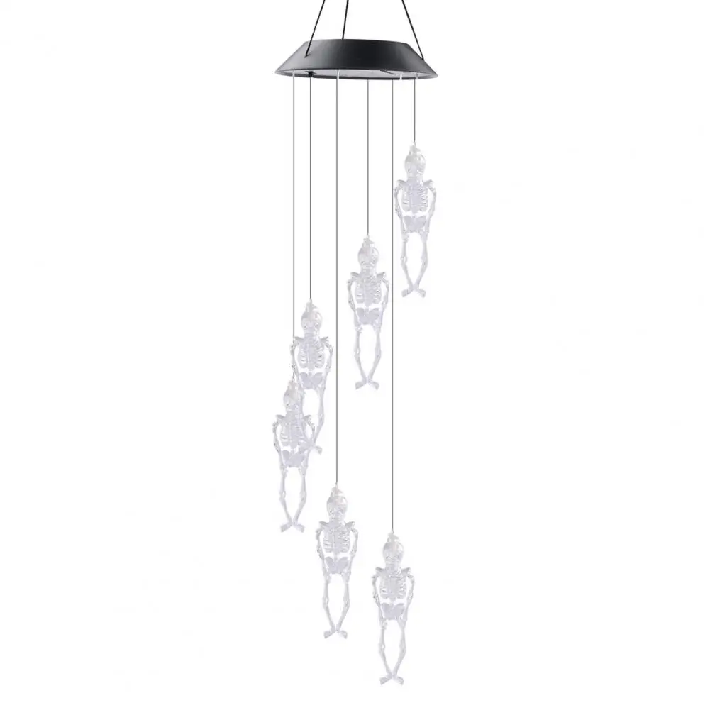 Skull Shaped Led Light Halloween Decorative Light Spooky Solar Skull Wind Chime Lamps Halloween Party Decorations with Auto
Skull Shaped Led Light Halloween Decorative Light Spooky Solar Skull Wind Chime Lamps Halloween Party Decorations with Auto
