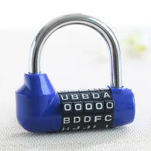 5 Letter Code Combination Suitcase password lock Blue 
5 Letter Code Combination Suitcase password lock Blue