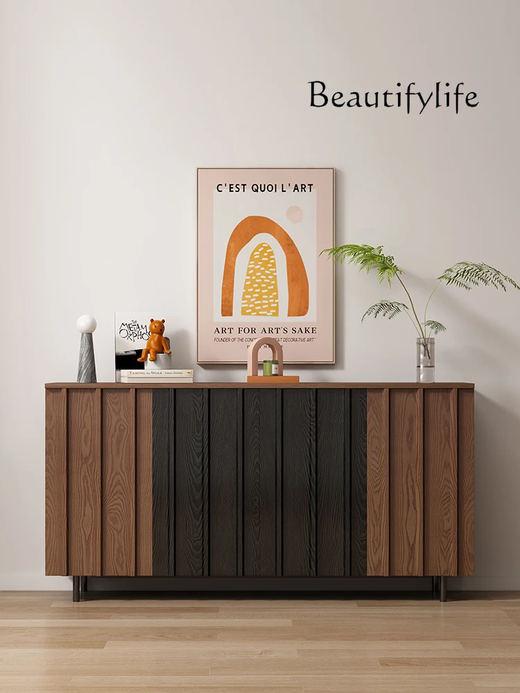 Nordic Minimalist Entrance Cabinet Solid Wood Wall Storage Curio Cabinet Retro Living Room Display Hallway
Nordic Minimalist Entrance Cabinet Solid Wood Wall Storage Curio Cabinet Retro Living Room Display Hallway