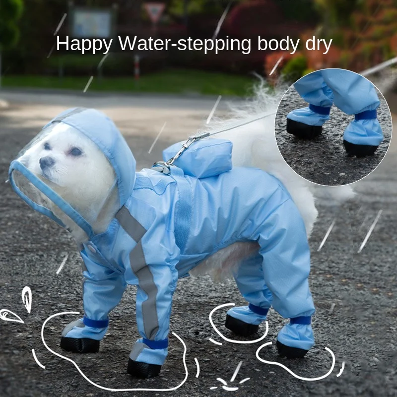 Legs can be used for towing dog raincoats, four legged waterproof, all inclusive small dog teddy bear raincoats, pet raincoats
Legs can be used for towing dog raincoats, four legged waterproof, all inclusive small dog teddy bear raincoats, pet raincoats