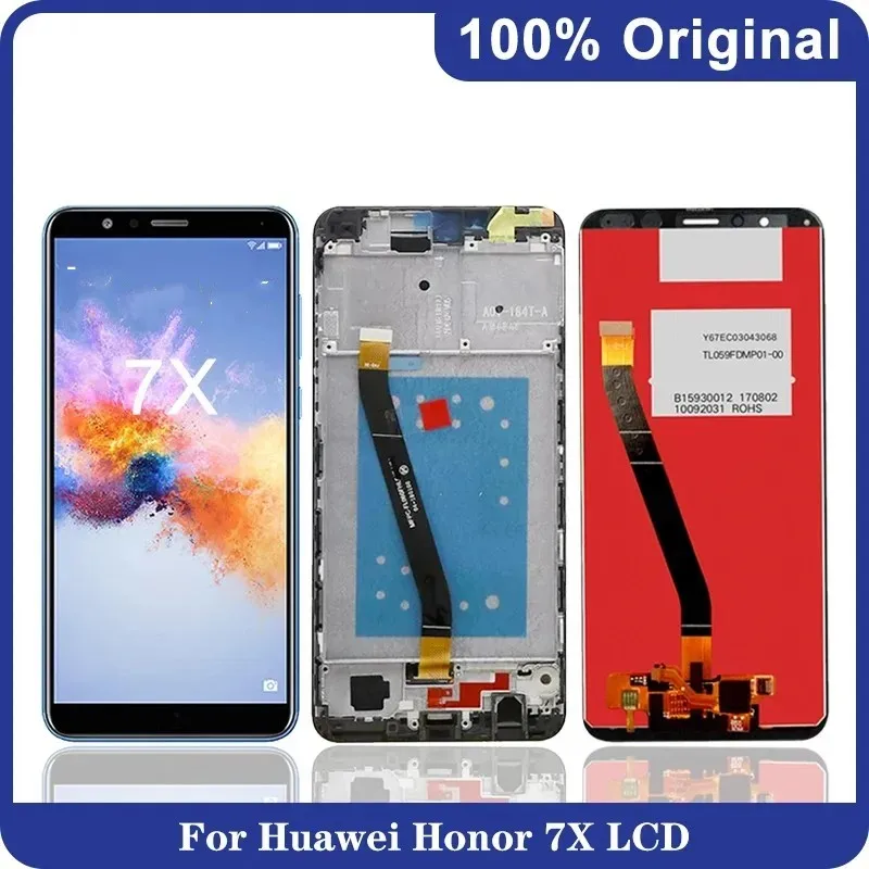 

5.93'' For Huawei Honor 7X BND-AL10 BND-L21/L22 LCD Display Touch Screen Digitizer Assembly For Honor7X LCD Screen Replacement