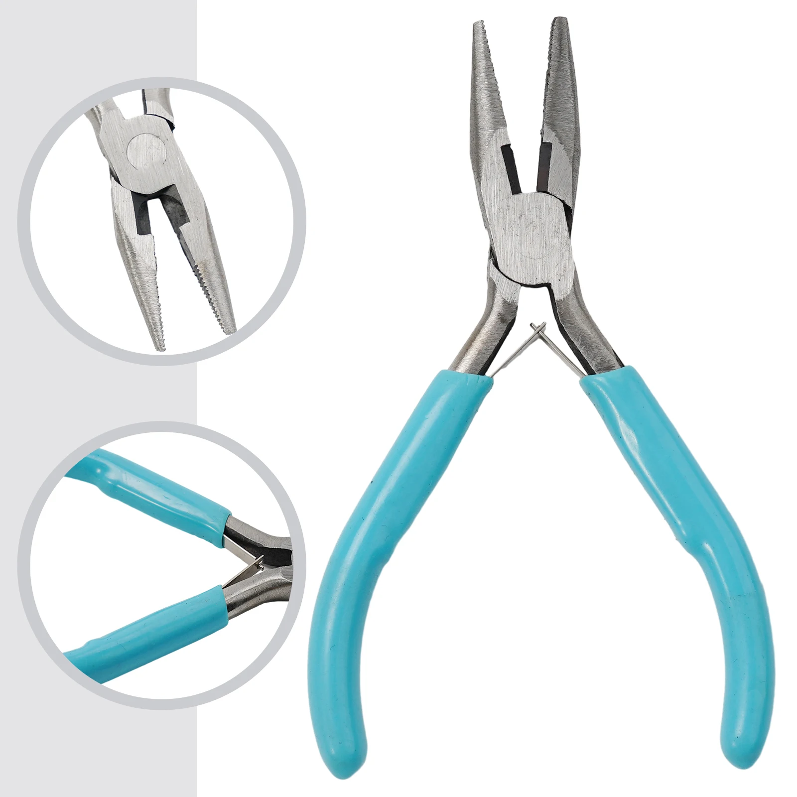 1pcs Small Pliers Jewelry Accessories Stainless Steel Tong Head Non-slip Handle Repair Making Round Nose Needle Nose Pliers
1pcs Small Pliers Jewelry Accessories Stainless Steel Tong Head Non-slip Handle Repair Making Round Nose Needle Nose Pliers