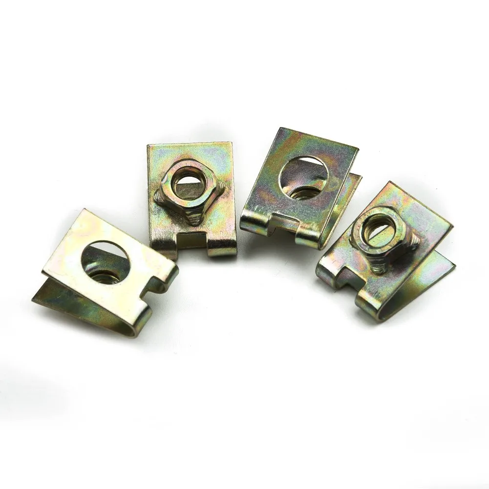 High Quality Brand New U-Shape Clips Car Clips 20X Copper Tone Speed Nuts For Fixing Wires For Auto Car Pannel Fender
High Quality Brand New U-Shape Clips Car Clips 20X Copper Tone Speed Nuts For Fixing Wires For Auto Car Pannel Fender