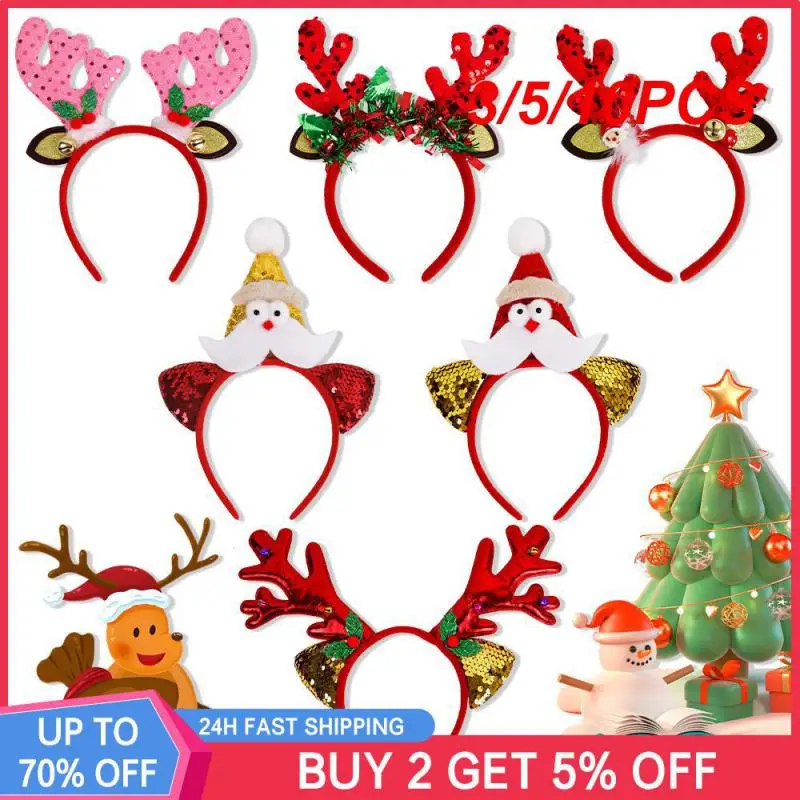 3/5/10PCS Christmas Headband No Hair Clipping Durable Antler Headdress Exquisite Childrens Headwear Fit Wear-resistant Headgear
3/5/10PCS Christmas Headband No Hair Clipping Durable Antler Headdress Exquisite Childrens Headwear Fit Wear-resistant Headgear
