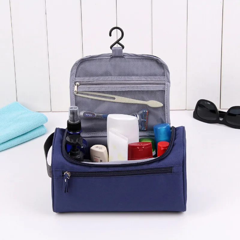 

New Waterproof Men Hanging Makeup Bag Travel Organizer Cosmetic Bag For Women Necessaries Make Up Case Wash Toiletry Bag