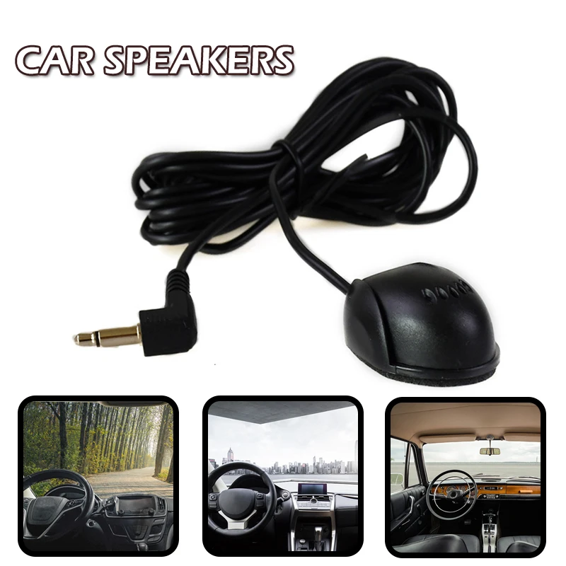 Mini 3.5mm Wired Microphone For Car Stereo Audio hands-free Mic Paste Type Adopting Humanity Design With U Shape Fixing Clip
Mini 3.5mm Wired Microphone For Car Stereo Audio hands-free Mic Paste Type Adopting Humanity Design With U Shape Fixing Clip