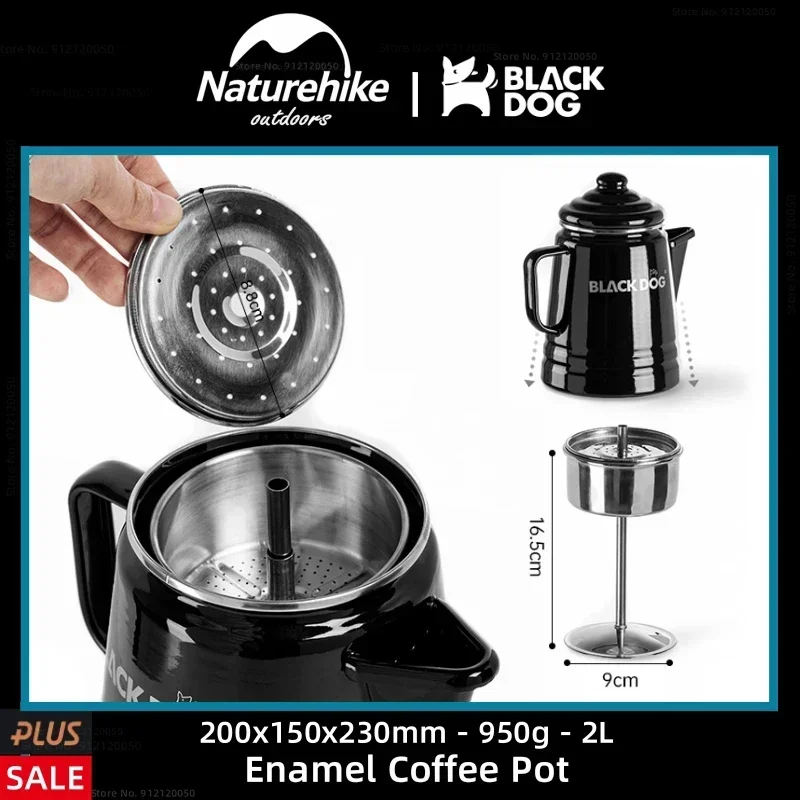 BLACKDOG Stainless Steel Insulation Kettle Outdoor Camping Coffee Kettle Boil Water 2l Large Capacity Portable Pot Ultralight
BLACKDOG Stainless Steel Insulation Kettle Outdoor Camping Coffee Kettle Boil Water 2l Large Capacity Portable Pot Ultralight