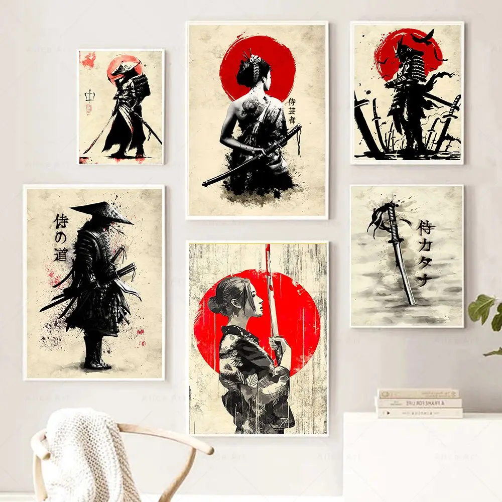 Japanese Samurai Canvas Painting Wall Art Character Posters Prints Wall Decorative Pictures for Living Room Bedroom Home Decor
Japanese Samurai Canvas Painting Wall Art Character Posters Prints Wall Decorative Pictures for Living Room Bedroom Home Decor