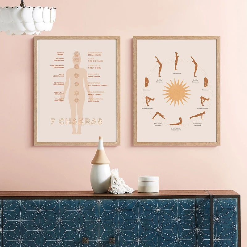 Meditation Poster 7 Chakras Yoga Wall Art Canvas Painting Modern Yoga Reference Print Living Room Home Wall Decor
Meditation Poster 7 Chakras Yoga Wall Art Canvas Painting Modern Yoga Reference Print Living Room Home Wall Decor