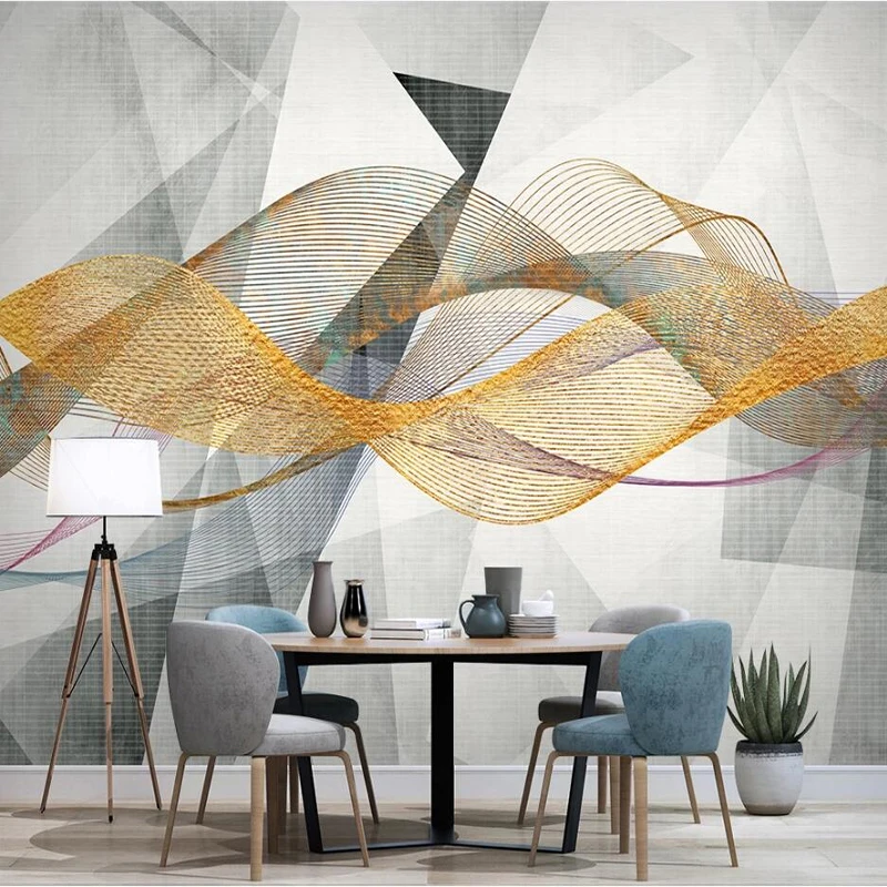 Custom Photo Wallpaper Nordic Modern Minimalist 3D Geometric Abstract Line Living Room TV Sofa Background Wall Mural Home Decor
Custom Photo Wallpaper Nordic Modern Minimalist 3D Geometric Abstract Line Living Room TV Sofa Background Wall Mural Home Decor