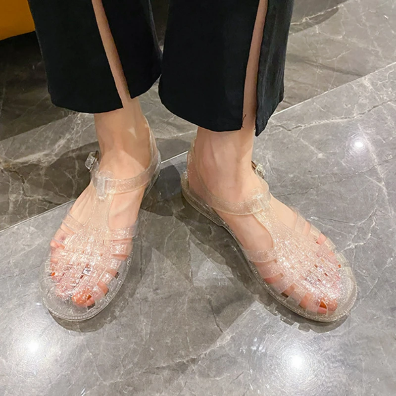 Plastic Sandals Women Summer Shoes Promotion Ladies Casual Flat Hollow Jelly Sandal Beach Shoes Hollow out breathable sandals
Plastic Sandals Women Summer Shoes Promotion Ladies Casual Flat Hollow Jelly Sandal Beach Shoes Hollow out breathable sandals