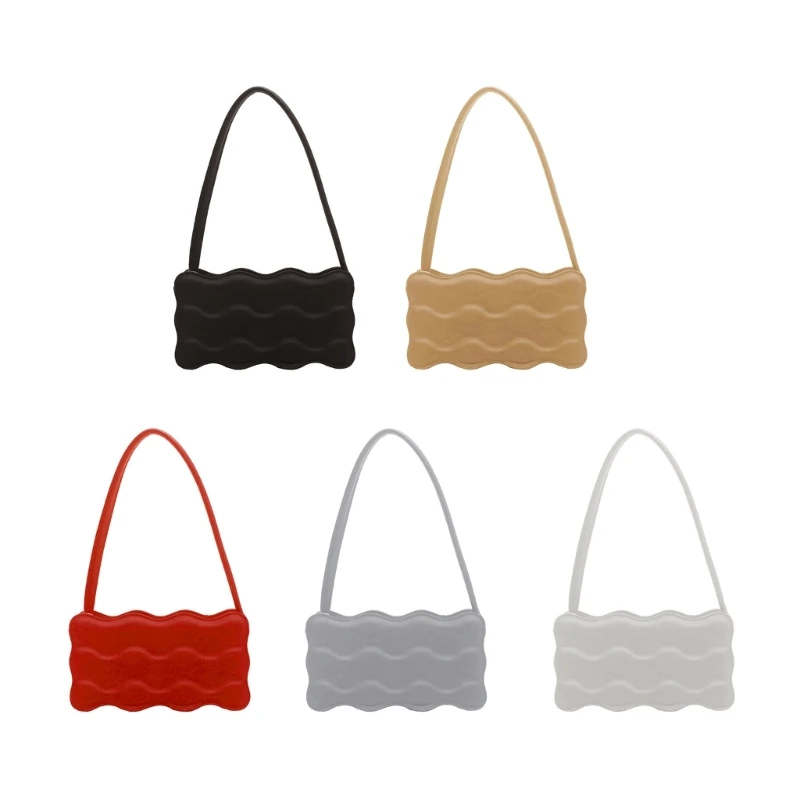 Versatile Waved Patterned Handbag Shoulder Bag Satchel Underarm Bags Suitable for Everyday Casual Wear and Shopping
Versatile Waved Patterned Handbag Shoulder Bag Satchel Underarm Bags Suitable for Everyday Casual Wear and Shopping
