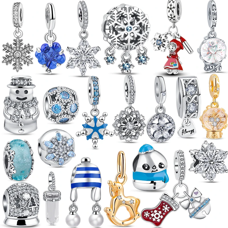2024 Winter Shiny Charm Beads 925 Sterling Silver Snowflake Snow Globe Hat Sock Fit Original Pandora Bracelet Women Fine Jewelry
2024 Winter Shiny Charm Beads 925 Sterling Silver Snowflake Snow Globe Hat Sock Fit Original Pandora Bracelet Women Fine Jewelry
