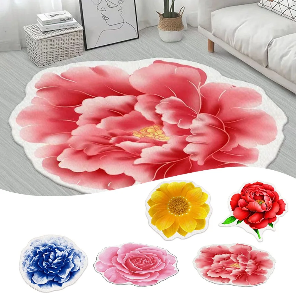 Flower Shaped Carpet Bedroom Bedside Carpet Household Floor Mat Door Mat Round Carpet For Living Room Anti-slip Blanket Rug
Flower Shaped Carpet Bedroom Bedside Carpet Household Floor Mat Door Mat Round Carpet For Living Room Anti-slip Blanket Rug