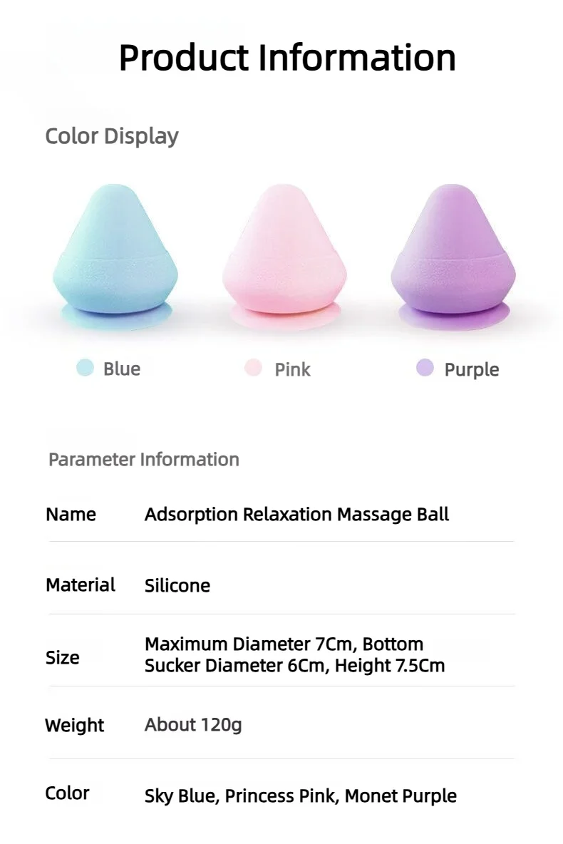 Wall-mounted Fascia Cone Multi-Function Suction Cup Wall Massager For Back Muscle Relaxation Arm Foot Massager Trigger Point 9 S09dba9ad8d204be49165615b23a6371fy