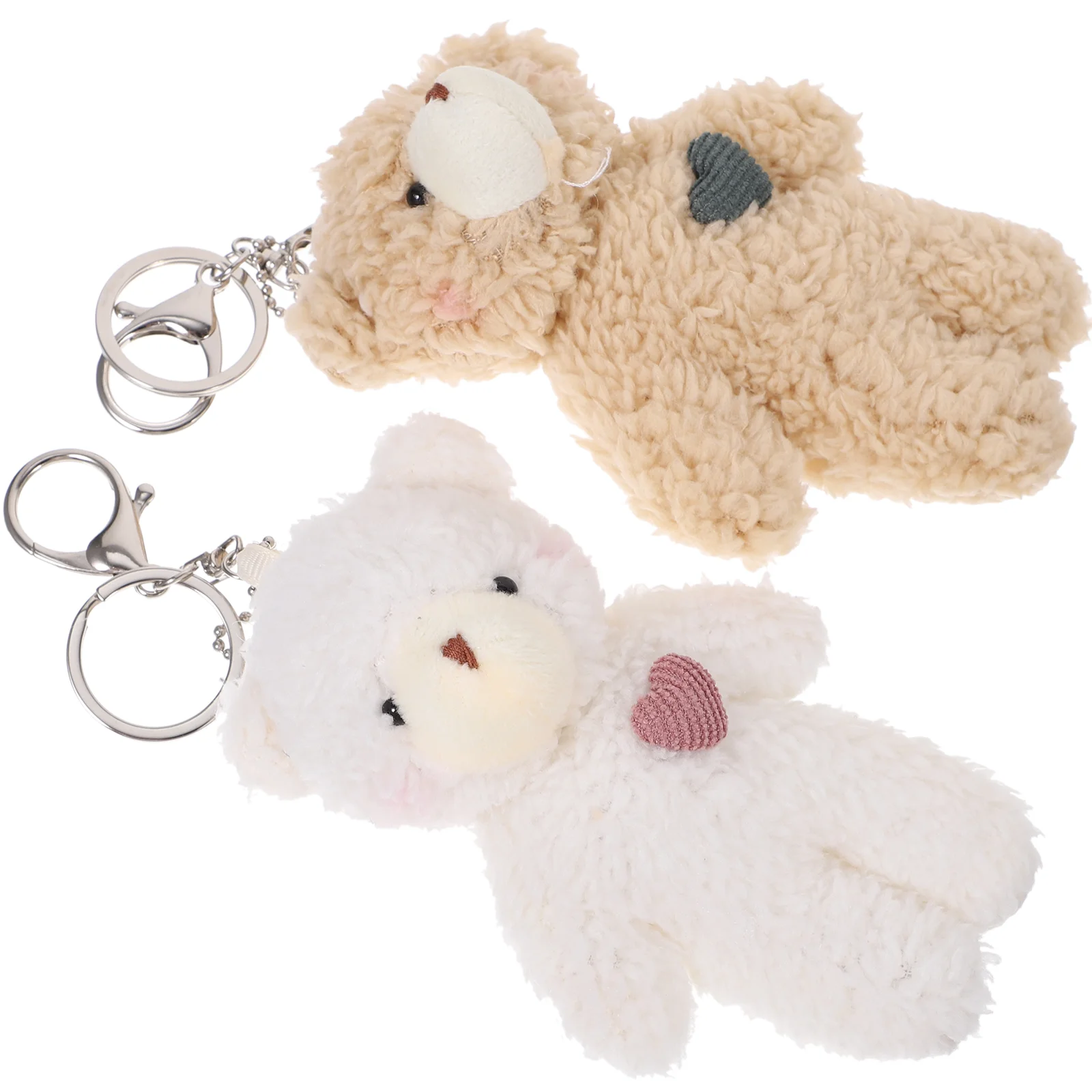 

Key Chain Pendant Purse Charms Mini Bears Keychain Cartoon Aesthetic Bag Plush Keychains