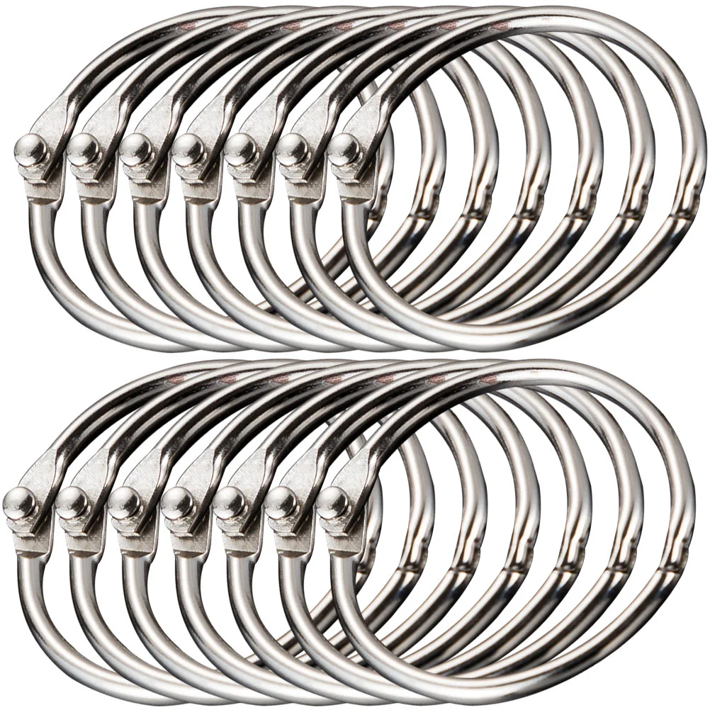 50 Pcs Key Ring Metal Photo Album Rings Keyring Big Loose Leaf Binder Office Scrapbook Hinged Buckle Keyrings 
50 Pcs Key Ring Metal Photo Album Rings Keyring Big Loose Leaf Binder Office Scrapbook Hinged Buckle Keyrings