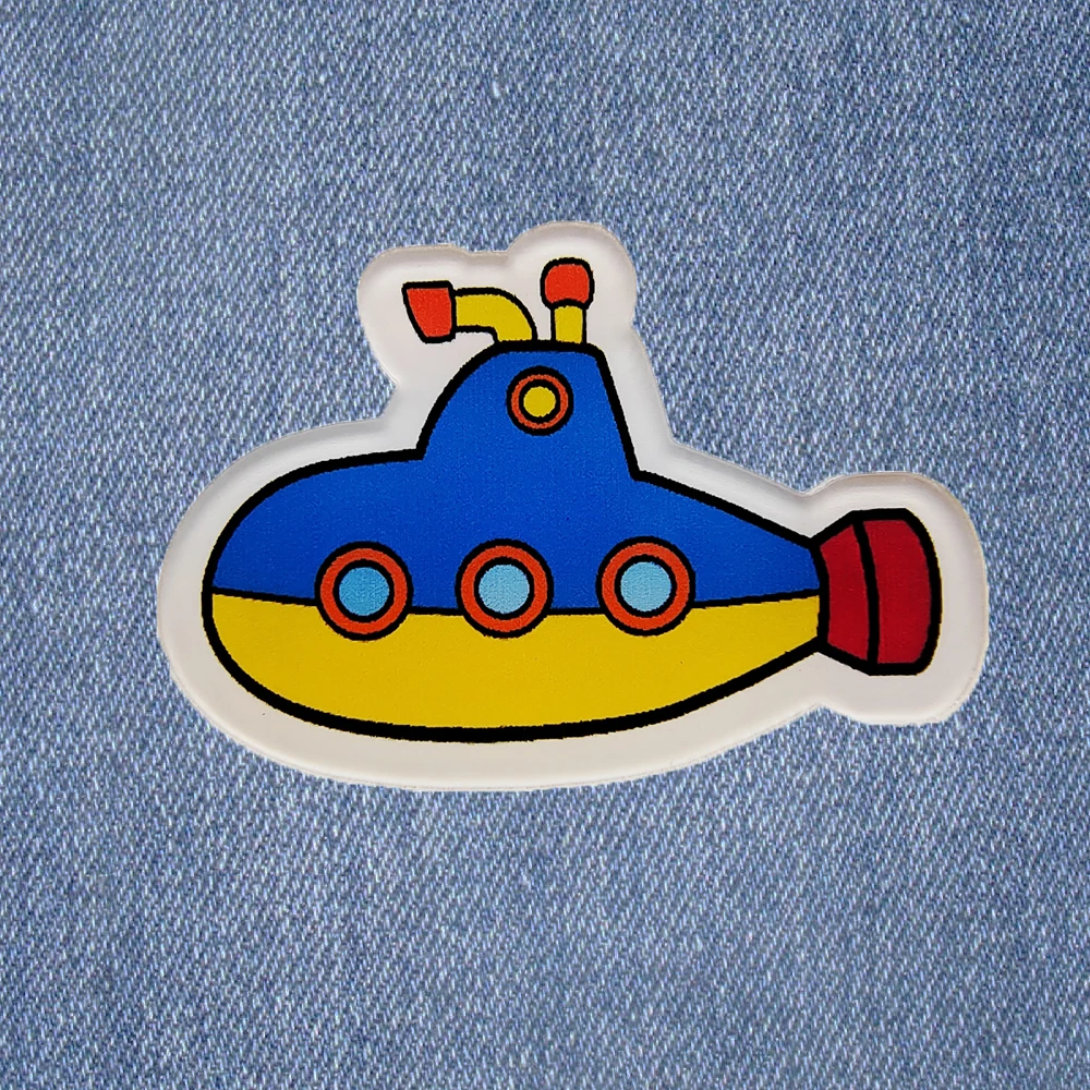 Acrylic War Submarine Pin For Backpack Badges Clothing Party Causal Color Badges Brooch
Acrylic War Submarine Pin For Backpack Badges Clothing Party Causal Color Badges Brooch