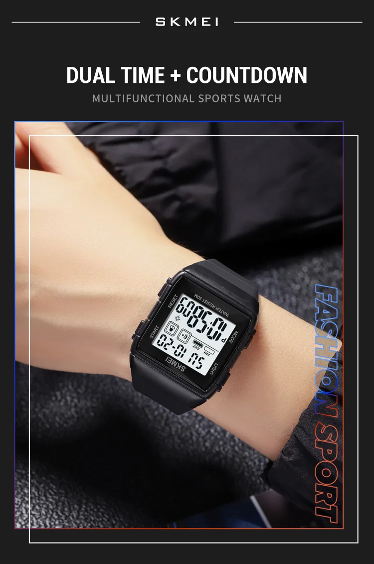 SKMEI 1960 Military Sport Mens Watches Digital Calendar Countdown Waterproof Wristwatches for Men Alarm Clock Reloj Hombre 1278 SKMEI 1960 Military Sport Mens Watches Digital Calendar Countdown Waterproof Wristwatches for Men Alarm Clock Reloj Hombre 1278