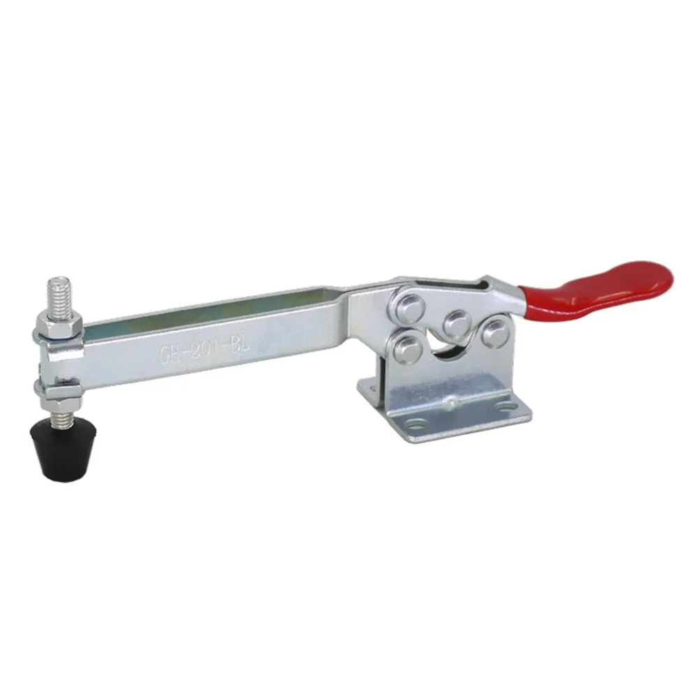 GH201BL Quick Release Toggle Clamp, 198 lbs Holding Capacity, Non Slip PVC Rubber Sleeve Handle for Comfortable Grip
GH201BL Quick Release Toggle Clamp, 198 lbs Holding Capacity, Non Slip PVC Rubber Sleeve Handle for Comfortable Grip