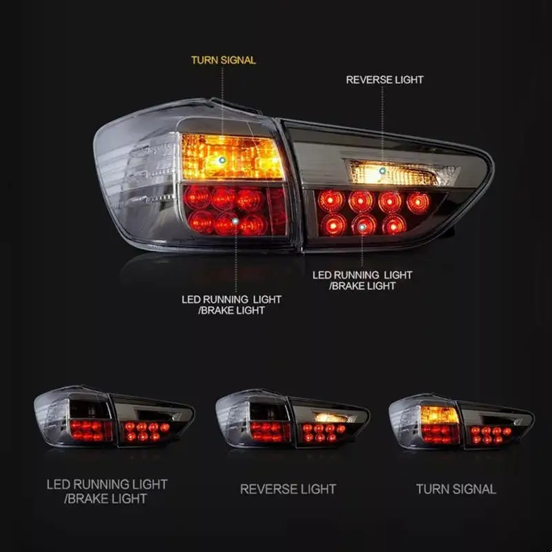 Car Tail Lights Auto Part Rear Lamp Assembly For Toyota WISH 2009-2015 Fog Parking Daytime Running LED Lighting
Car Tail Lights Auto Part Rear Lamp Assembly For Toyota WISH 2009-2015 Fog Parking Daytime Running LED Lighting