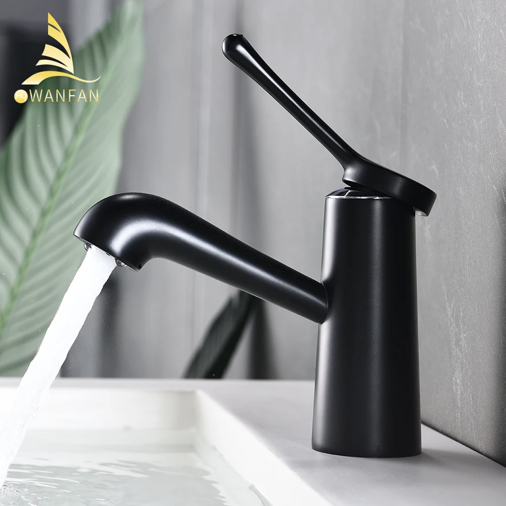 Basin Faucets Modern Black Bathroom Faucet pipe faucets Single Hole Cold and Hot Water Tap Basin Faucet Mixer Taps 855872
Basin Faucets Modern Black Bathroom Faucet pipe faucets Single Hole Cold and Hot Water Tap Basin Faucet Mixer Taps 855872