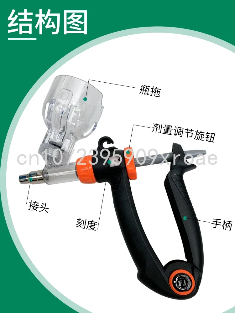Animal Imported Adjustable Continuous Syringe for Breeding Continuous Syringe Vaccine Device Sow Cattle and Sheep.
Animal Imported Adjustable Continuous Syringe for Breeding Continuous Syringe Vaccine Device Sow Cattle and Sheep.