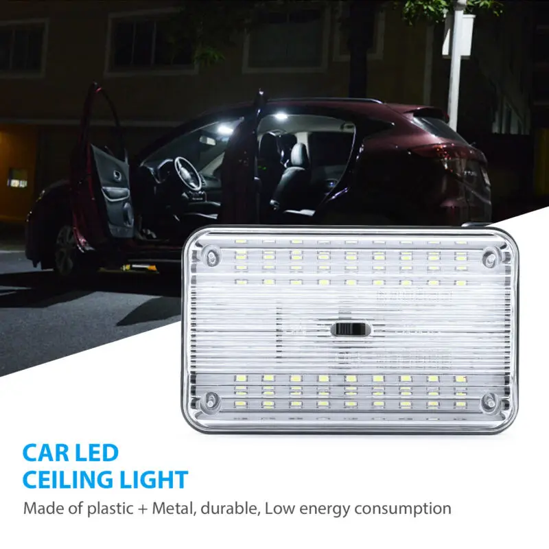 White 1 x Car Roof Light 4 x Mount Screws Van Trunk Lamp 12V 36LED Car Vehicle Interior ON-OFF-DOOR Dome Roof Ceiling Brand new
White 1 x Car Roof Light 4 x Mount Screws Van Trunk Lamp 12V 36LED Car Vehicle Interior ON-OFF-DOOR Dome Roof Ceiling Brand new